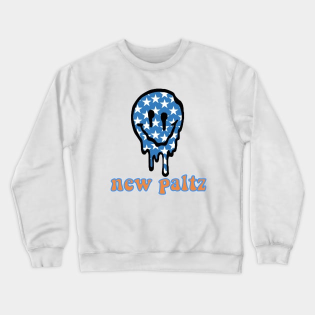 suny new paltz drippy smiley Crewneck Sweatshirt by lolsammy910